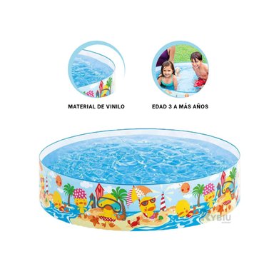 PILETA FACIL ARMADO EN MULTICOLOR Y+REGALO LIGAS PARA PEINAR - 2
