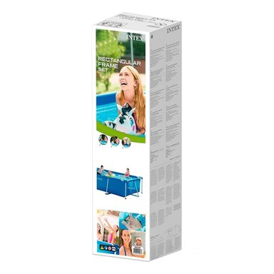 ALBERCA RECTANGULAR PARANTE GRANDE 260X160X65 CM PARA USO FAMILIAR Y+LIGAS REGALO - 3
