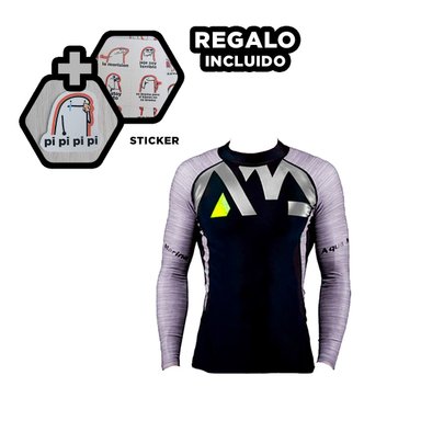 CAMISETA MODERNA DE NAILON PARA HOMBRE CON USO DIARIO Y ESTILO URBANO Y+REGALO STICKER