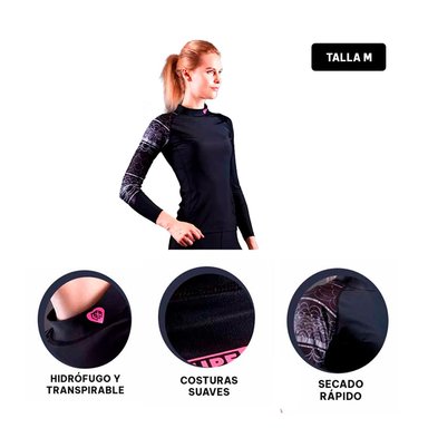 CAMISETA INNOVADORA PARA MUCHACHA DE NEGRO Y+GIFT STICKERS