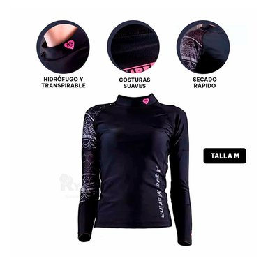 REMERA SOFISTICADA TALLA M DE NEGRO Y+BANDERITAS ADHESIVAS