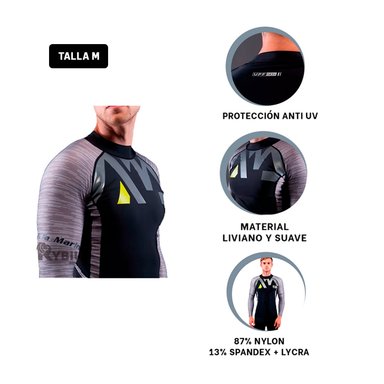 PLAYERA ESTETICA Y UTIL M COLOR PLOMO Y+BANDERITAS ADHESIVAS