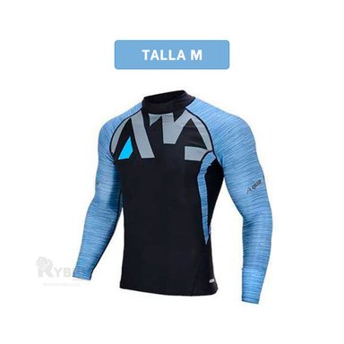 PLAYERA RYBIU C-M17LS-BLM NEGRO FUNCIONAL + REGALO LIGAS PEINAR