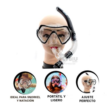 SET BUCEO RYBIU M-15265/S145 PRACTICO Y UTIL + REGALO LIGAS PEINAR