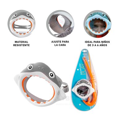 KIT BUCEO BUCEO RYBIU 55944 AGUAS TRANQUILAS TIBURON + REGALO STICKERS