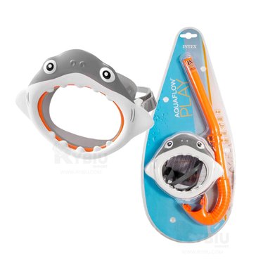 SET NATACIÓN RYBIU 55944 NIÑOS DISEÑO TIBURON + PAPEL REGALO