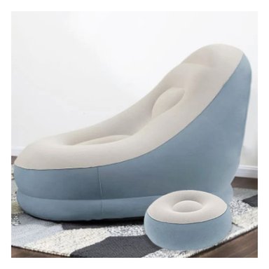 SOFA INFLABLE PARA RELAJACION Y USO VERSATIL EN INTERIOR Y+LIGAS REGALO