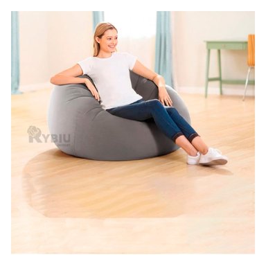 SILLÓN RYBIU PRACTICO + ENVOLTORIO REGALO 68579NP PLOMO