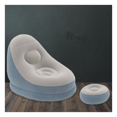 SILLON RYBIU CON DISEÑO LUJOSO EN GRIS AZULADO + REGALO AGENDITA