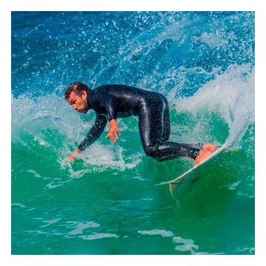 TRAJE BAÑO SURF HOMBRE RYBIU 61130-H 3.3MM NEGRO + REGALO STICKERS