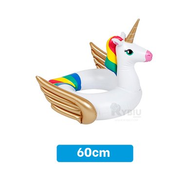 FLOTADOR PORTATIL DE PILETA COLOR BLANCO Y+REGALO STICKERS - 5