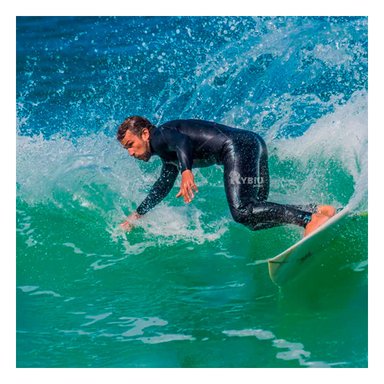 TRAJE BAÑO NATACIÓN HOMBRE RYBIU 61130-H 3.3MM AZUL BONITA JOVENES + REGALO STICKERS