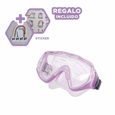 GAFAS NATACIÓN RYBIU 55916 ESTETICAS ADULTOS LILA + REGALO STICKERS