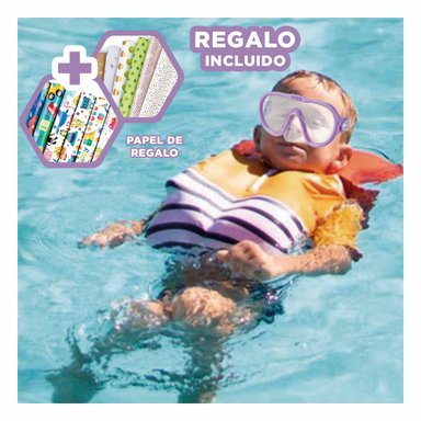 LENTES NATACIÓN RYBIU 55916 SEGUROS Y PRACTICOS VERANO LILA + PAPEL REGALO