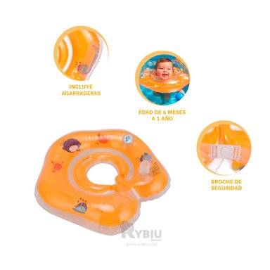 BOYA ACUATICA MENOR EN ANARANJADO Y+ENVOLTORIO DE REGALO - 1