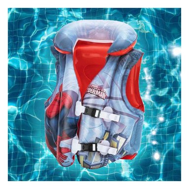 CHALECO RYBIU 98014 MULTICOLOR INFLABLE ATRACTIVO CON DISEÑO SPIDEMAN 51X46 CM