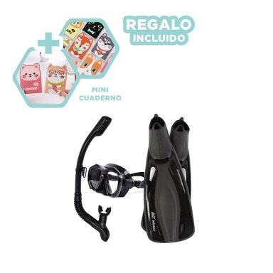 EQUIPO RYBIU W-SK101M NEGRO ESPECIAL NADADORES TALLA M + GIFT MINIAGENDA