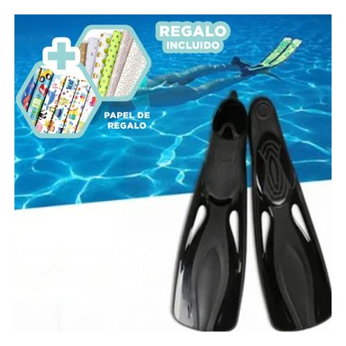 SET ACCESORIOS PISCINAS RYBIU W-SK101M NEGRO 3 PIEZAS NADAR TALLA M + PAPEL REGALO