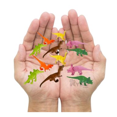 SET DE JUGUETE DINOSAURIOS EN MULTICOLOR Y+LIGAS DE REGALO - 4