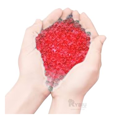 PAQUETE DE ESFERAS DE HIDROGEL SET 3 RYBIU JU29617 ROJO +REGALO STICKERS