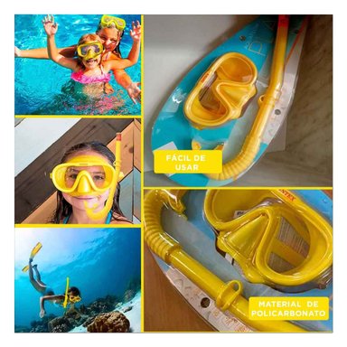 KIT NATACIÓN RYBIU 55642 DEPORTES EL AGUA AMARILLO + POST-IT ADHESIVOS - 5