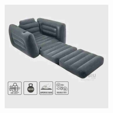 SILLON RYBIU 66551NP NEGRO MULTIFUNCIONAL PARA SALA + ENVOLTORIO REGALO - 2
