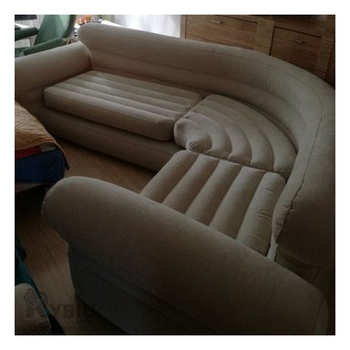 SILLON RYBIU 68575NP 4 CUERPOS BEIGE CONFORTABLE PARA VARIAS POSICIONES + REGALO STICKERS