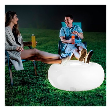 SILLON RYBIU 68697 BLANCO PARA FIESTAS LUMINOSO ESTILO MODERNO + GIFT STICKERS