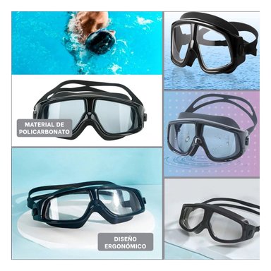 ANTEOJOS RYBIU W-6105 NEGRO GRANDES NADAR + POST-IT ADHESIVOS