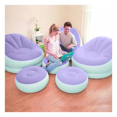 MUEBLE RYBIU 68572NP 2 CUERPOS PARA SALA VERSATIL MORADO + LIGAS REGALO