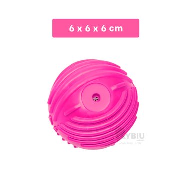 BALON PERROS RYBIU CANINO GOMA ROSADO + LIGAS REGALO