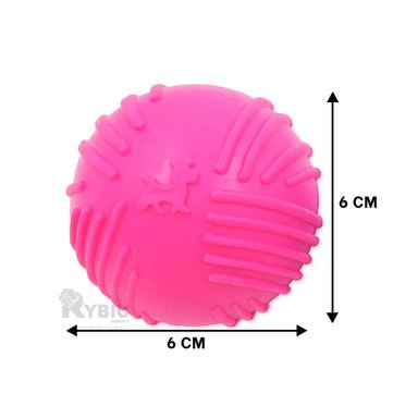 BALON PERROS RYBIU PRACTICO ROSADO + REGALO LIGAS PEINAR