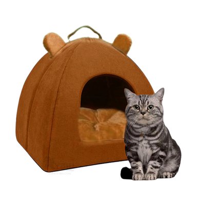 CUNA GATOS MA29089 SIMPLE ACOLCHONADA NEGRO RYBIU + STICKERS