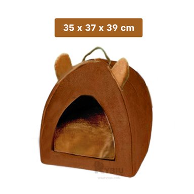 CAMA GATOS MA29089 FELINA TALLA S MARRON RYBIU + REGALO LIGAS PEINAR