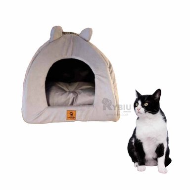 CASITA PERROS GATOS MA29091 SEGURA IGLÚ TALLA S PLOMO RYBIU + POST-IT ADHESIVOS