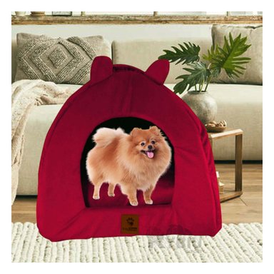COLCHON PERROS GATOS MA29098 SUAVE DURADERA CAN TALLA S GUINDA RYBIU + AGENDITA - 4