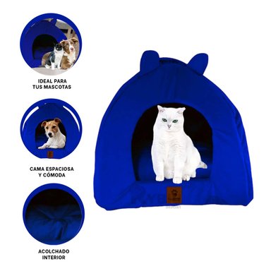 CAMA PERROS GATOS MA29091 ACOGEDOR CANES TALLA S REY RYBIU + AGENDITA - 3