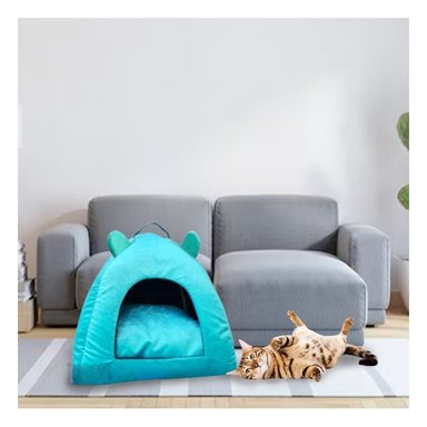 CAMA PERROS GATOS MA29091 PERRRO IGLU TALLA S REY RYBIU + PAPEL REGALO - 2