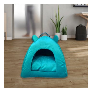 CAMA PERROS GATOS MA29091 PERRRO IGLU TALLA S REY RYBIU + PAPEL REGALO - 3