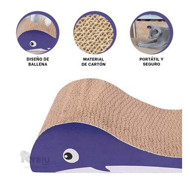 RASQUETEADOR FELINOS RYBIU ECOLOGICO EN MARRON + MINIAGENDA