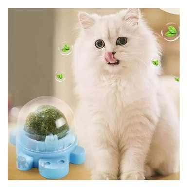 BOLA GATOS RYBIU GIRATORIA CELESTE + PAPEL REGALO