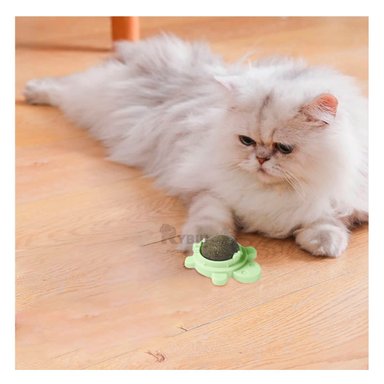 BOLA GATOS RYBIU GIRATORIA VERDE + PAPEL REGALO