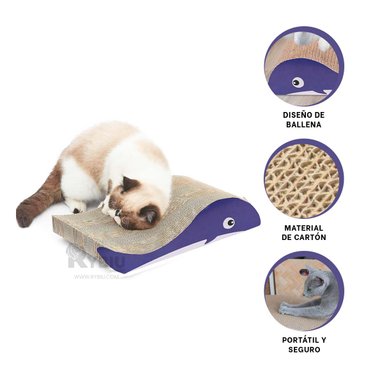 RASQUETEADOR GATOS RYBIU IDEAL AFILAR GARRAS EN MARRON + AGENDITA