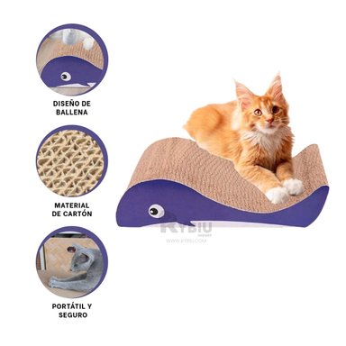 RASQUETEADOR GATOS RYBIU VERSATIL MARRON + ENVOLTORIO REGALO