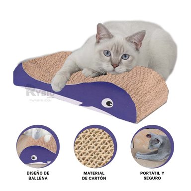 RASQUETEADOR GATOS RYBIU DIVERTIDO MARRON + STICKERS
