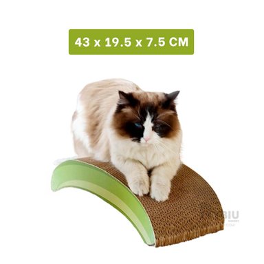 ARAÑADOR GATOS RYBIU EN FORMA FRUTA MARRON + REGALO LIGAS PEINAR