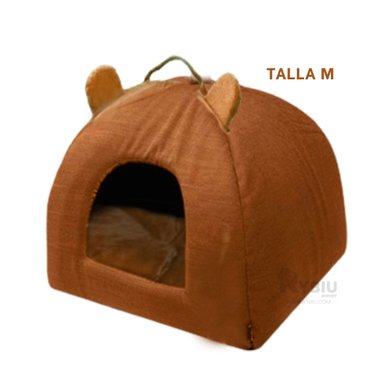 COLCHON PERROS GATOS MA29097 LIGERO PET TALLA M MARRON RYBIU + ENVOLTORIO REGALO