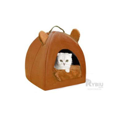 CAMA MASCOTAS MA29105 RYBIU IGLU UTIL EN MARRON TALLA L + GIFT STICKERS