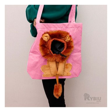 BOLSO GATO MA29121 RYBIU LAVABLE PASEO MASCOTA ROSADO + REGALO STICKERS