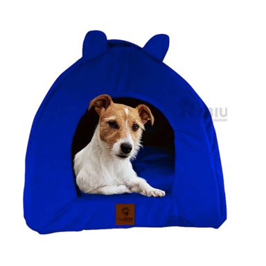 CAMA PERROS GATOS MA29100 IGLU TALLA M AZUL REY RYBIU + POST-IT ADHESIVOS